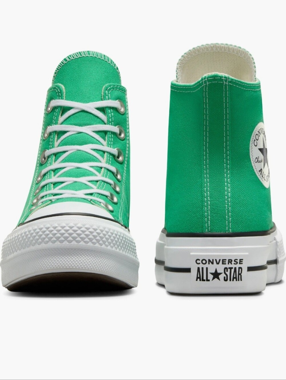 Converse Chuck Taylor All Star Lift High Top Platform  Sneakers In Green